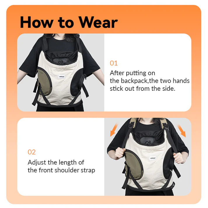 Comfortable Labor-saving Front Pet Carrier