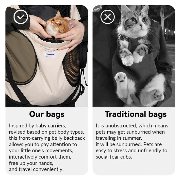 Comfortable Labor-saving Front Pet Carrier