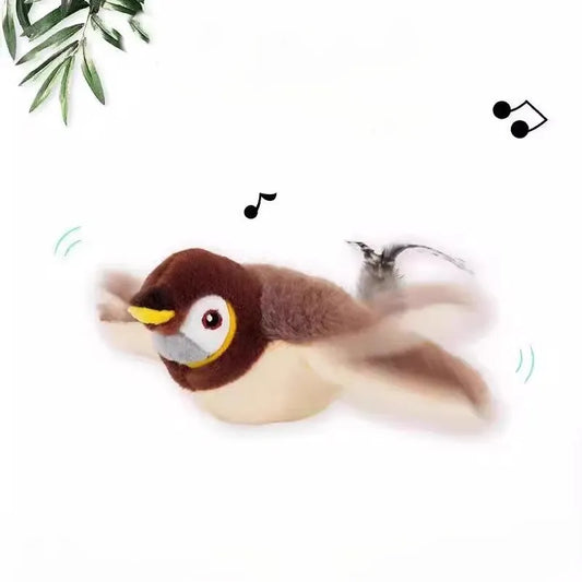 Shaking Bird Electric Sparrow Simulation Bird Cat Toy