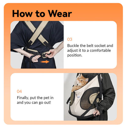 Comfortable Labor-saving Front Pet Carrier