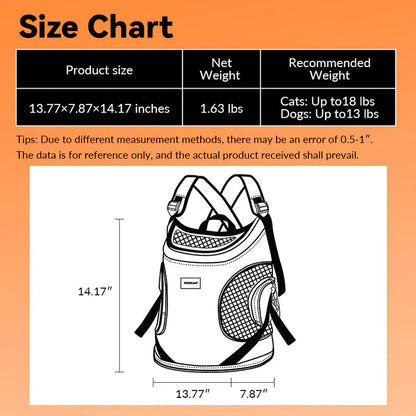 Comfortable Labor-saving Front Pet Carrier