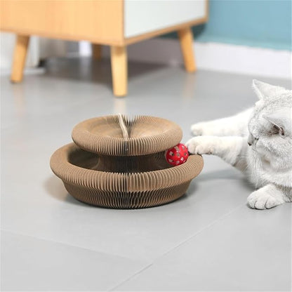 Cat Scratch Board Toy With Bell Ball