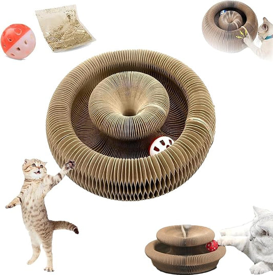 Cat Scratch Board Toy With Bell Ball