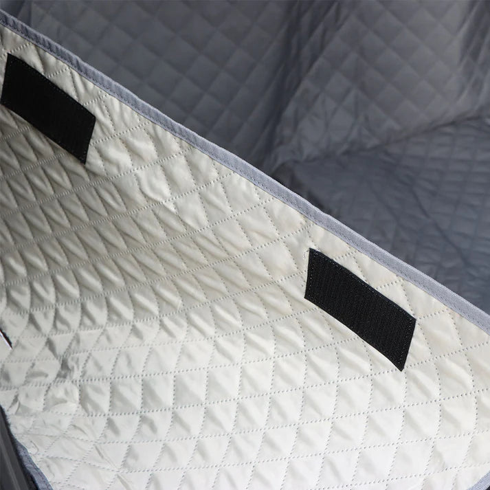 Waterproof Pet Car Seat Cover – Non-Slip, Pockets & FREE Safety Belt